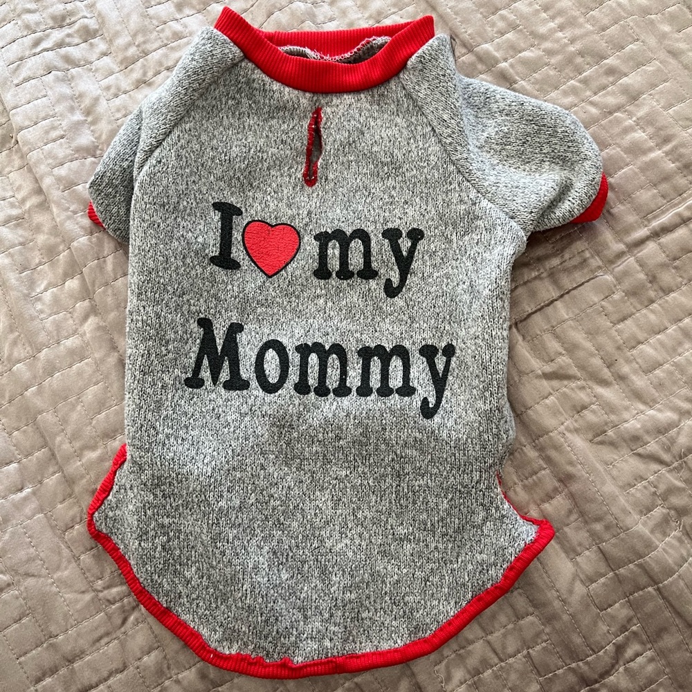 I ❤️ my mommy dog shirt